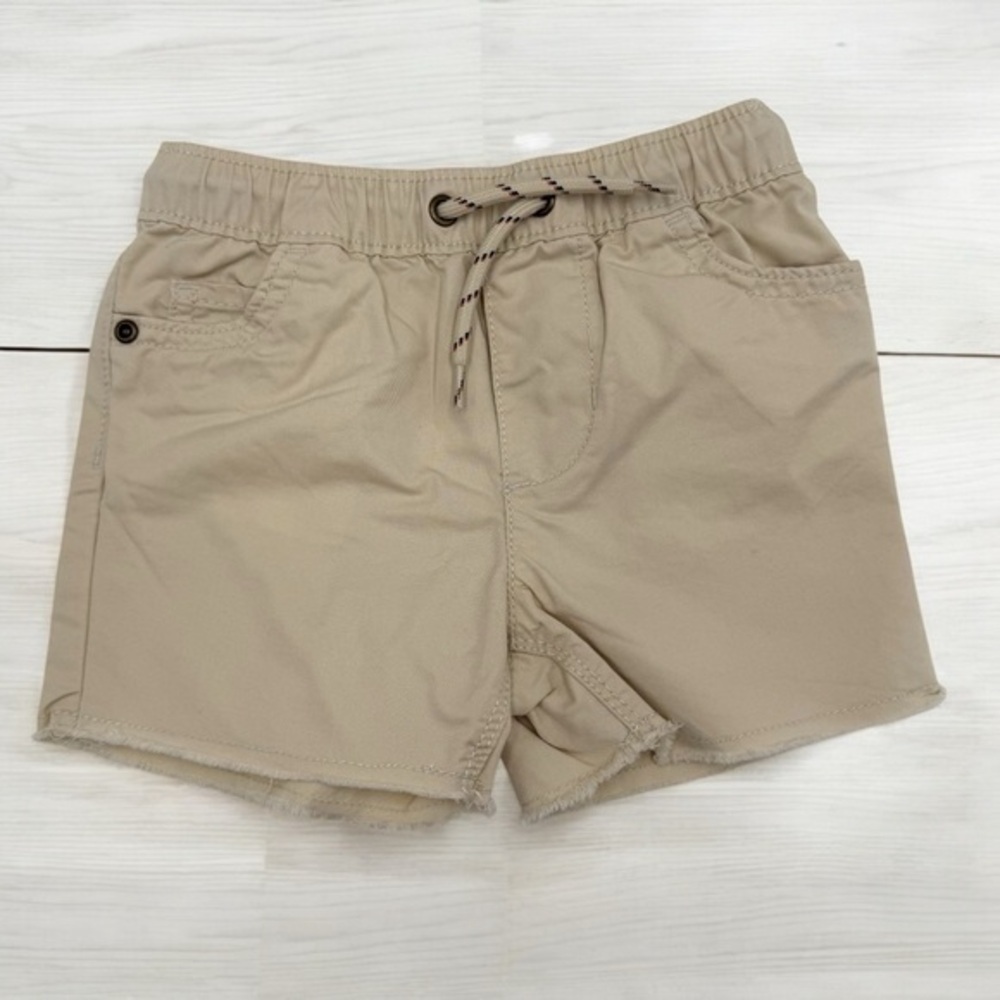 Carter’s Baby Pull-on Poplin Khaki Tan Casual Shorts with Drawstring 12 Months